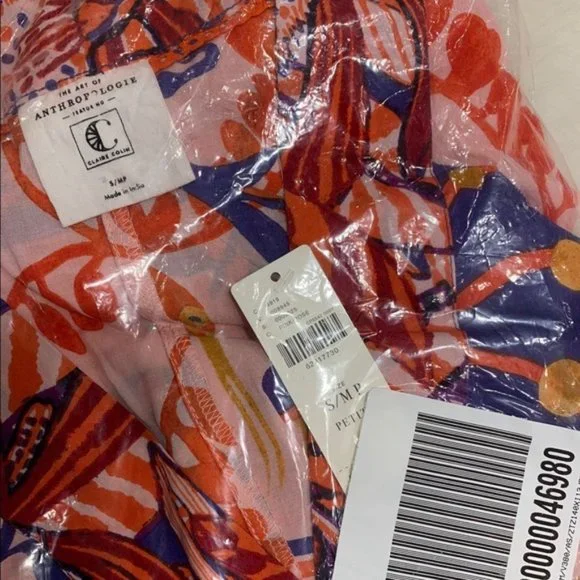 Anthropologie Claire Colin botanical robe - Picture 16 of 16